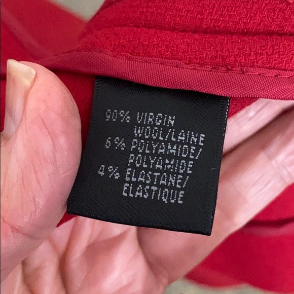 Lafayette 148 Red wool Swing Jacket - Picture 8 of 12